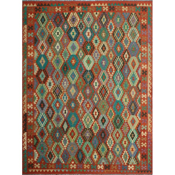 Foundry Select Hults Flatweave Wool Southwestern Rug Wayfair